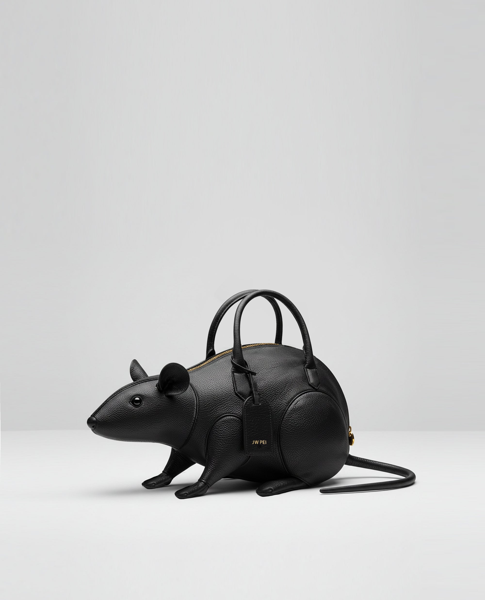 Mia Mouse Top Handle Bag - Black