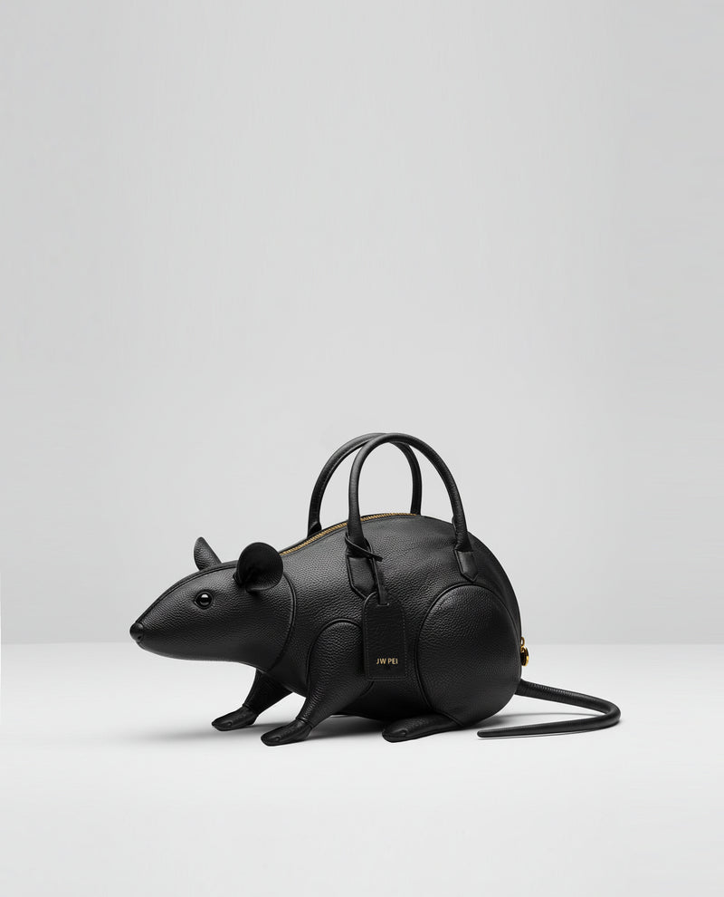 Mia Mouse Top Handle Bag - Black
