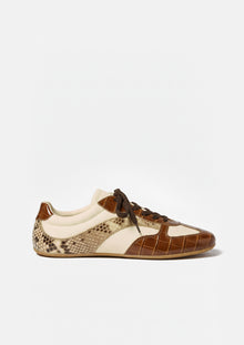 Hazel Retro Sneakers – Brown