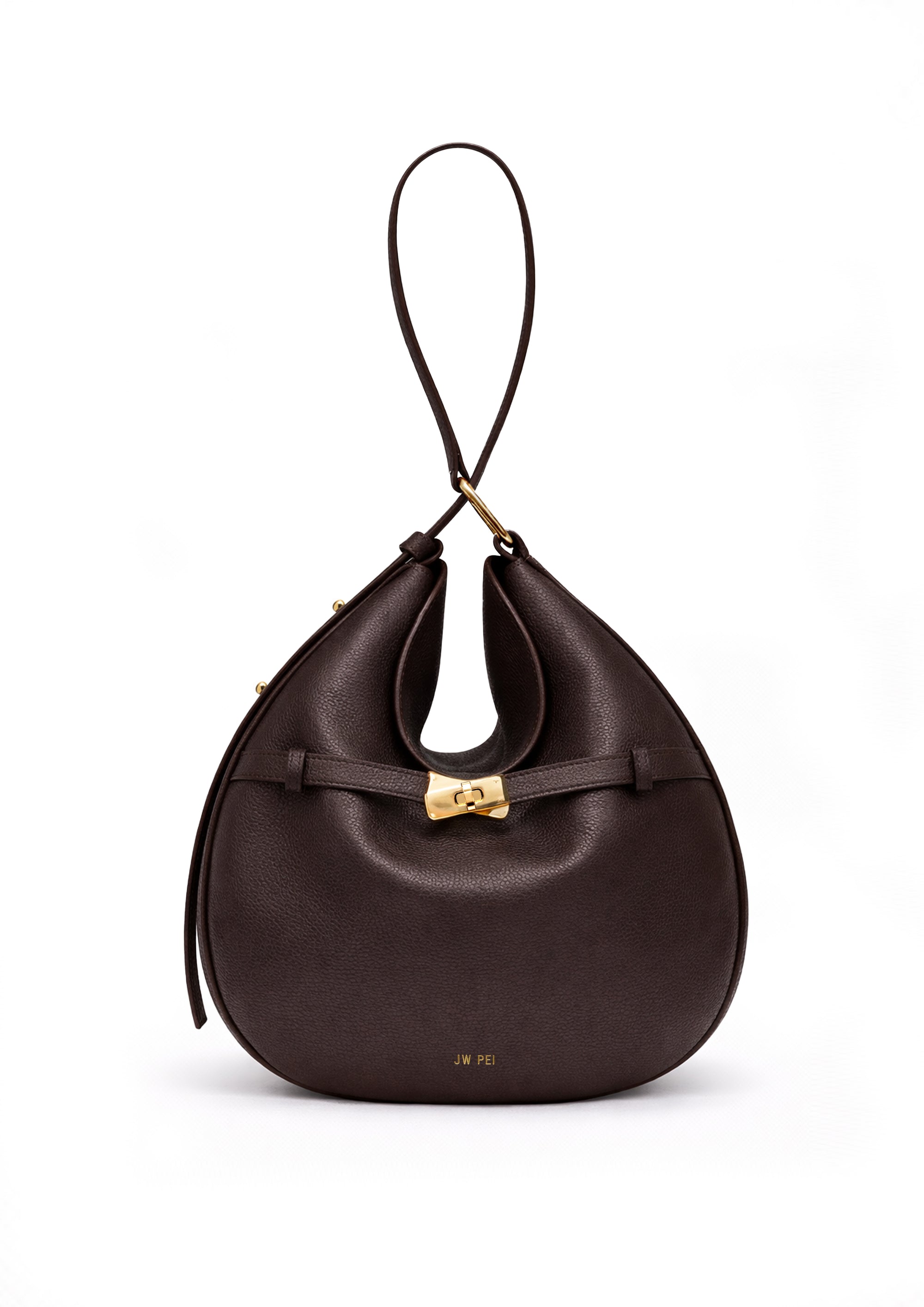 Luna Crescent Hobo Bag - Brown