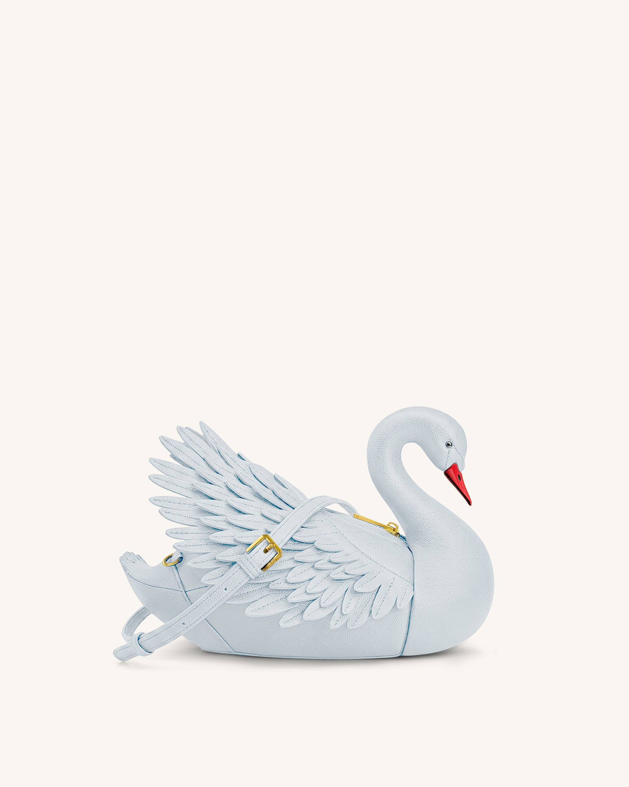 Alani Swan Shaped Crossbody Bag - Light Blue