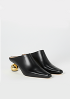 Sabrina Sculpted Mules – Black