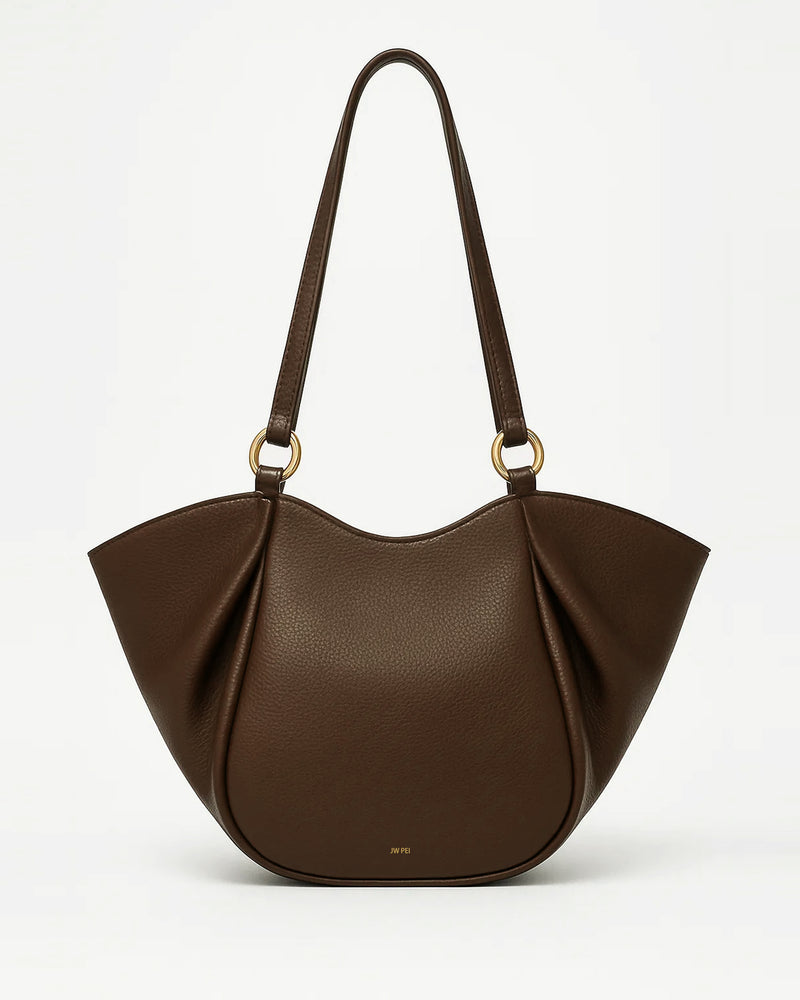 Luna Crescent Shoulder Bag - Brown