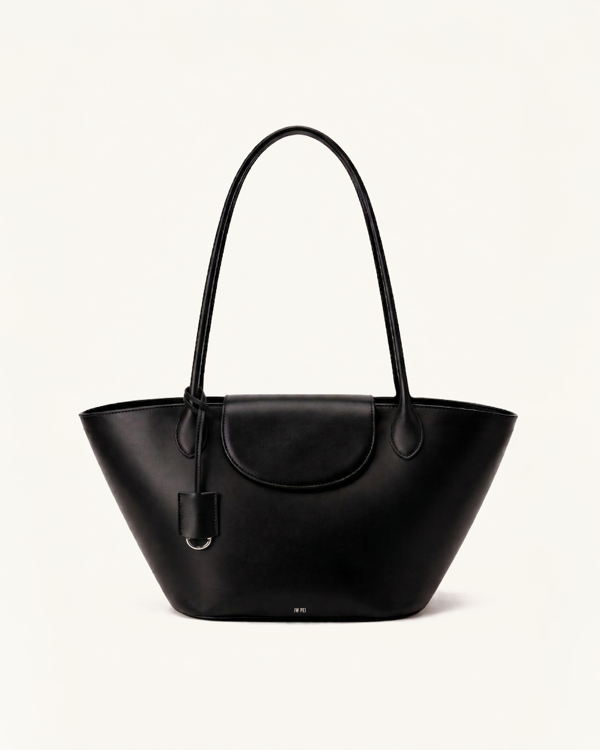 Nora Sleek Tote Bag - Black