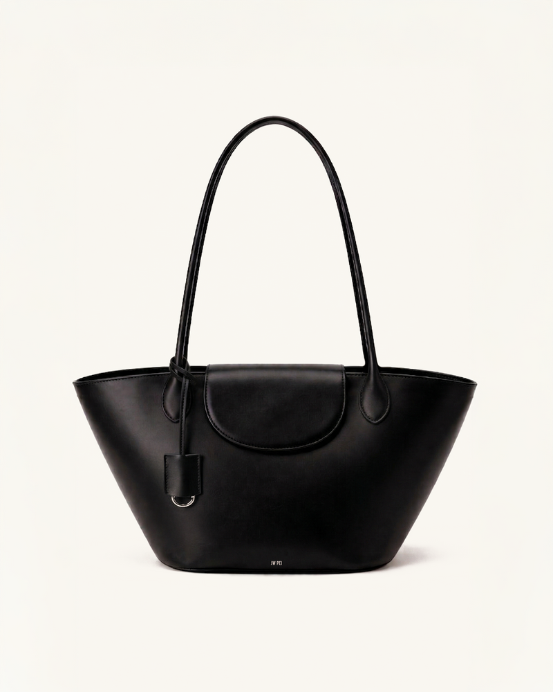 Nora Sleek Tote Bag - Black