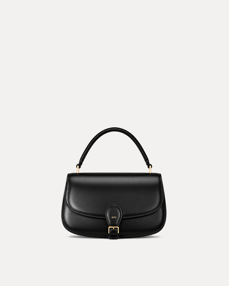 Ava Saddle Bag - Black