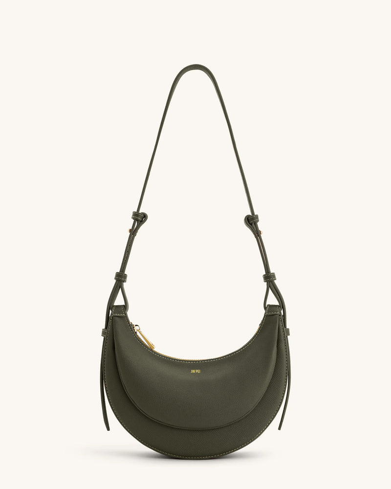 Swan Shaped Crossbody Bag - Black