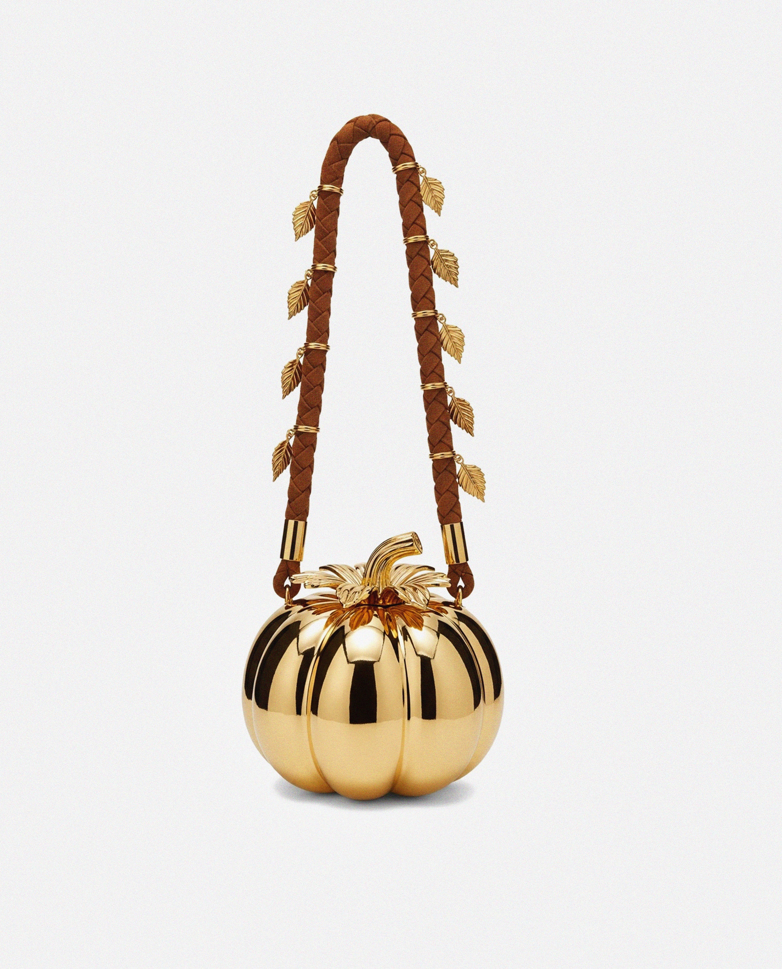 Pumpkin Shaped Bag - Gold
