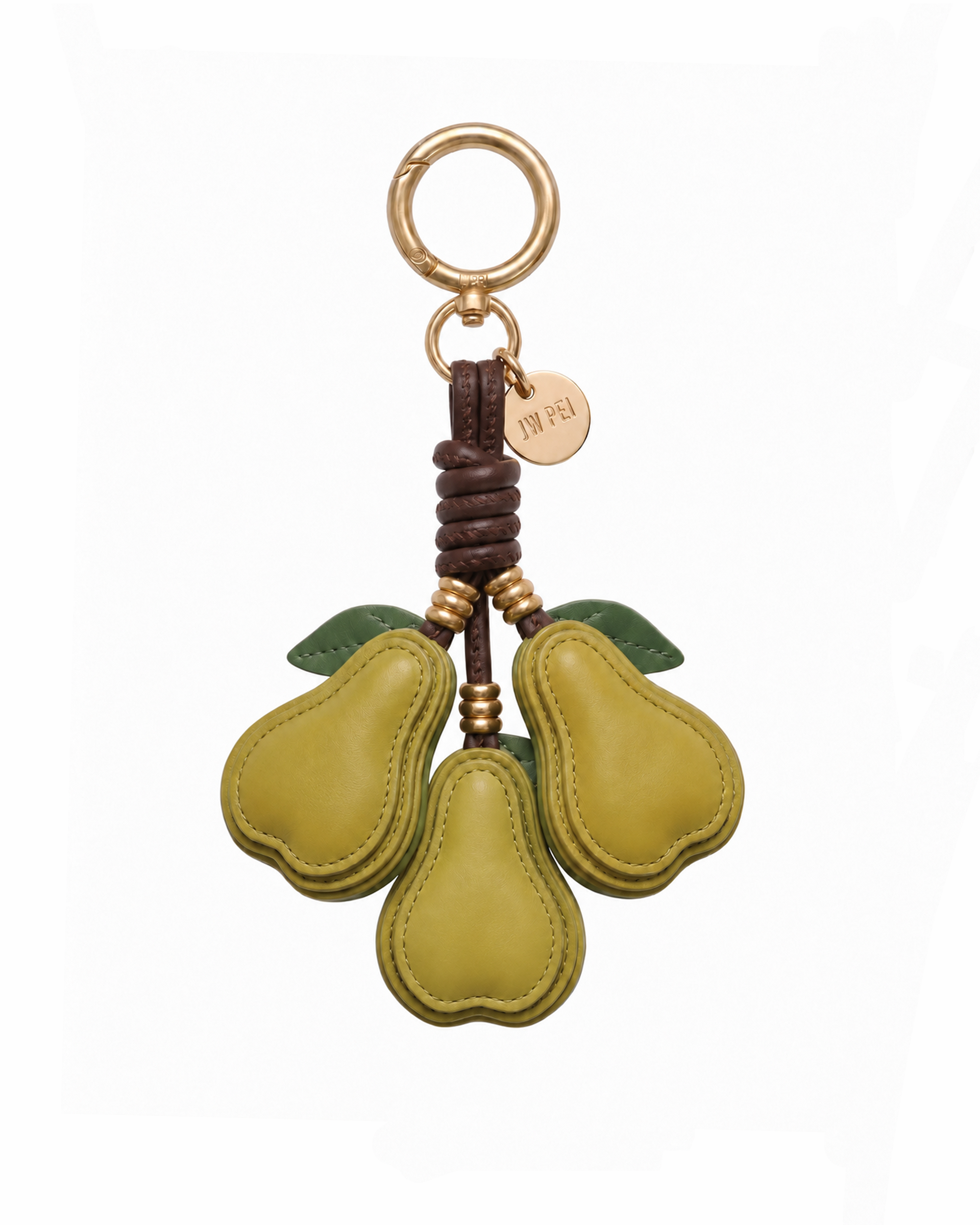 Pear Cluster Bag Charm - Green