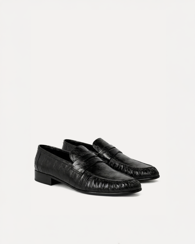Olivia Classic Loafers – Black