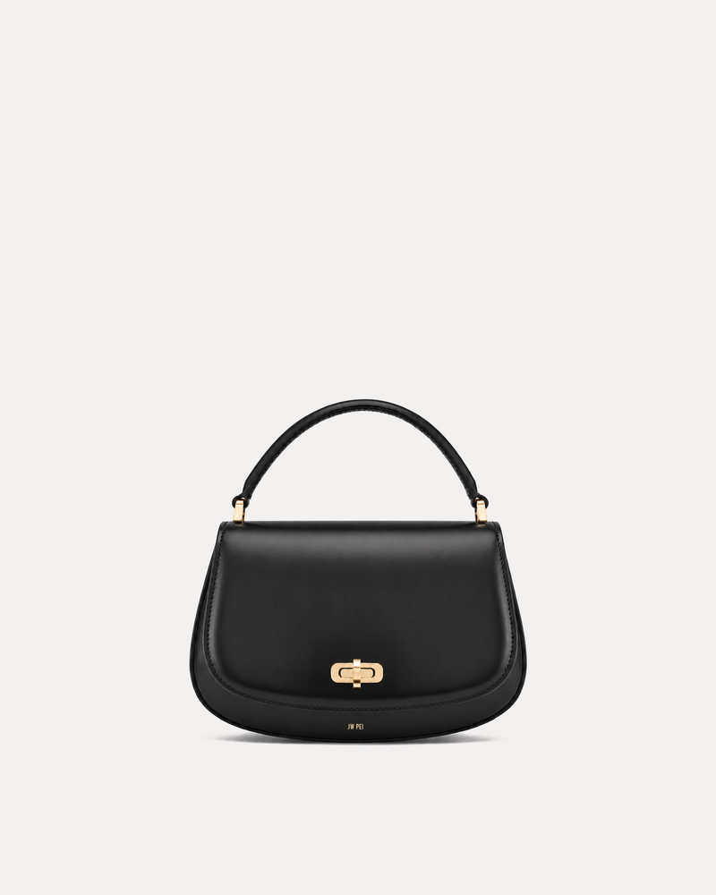 Luna Saddle Bag - Black