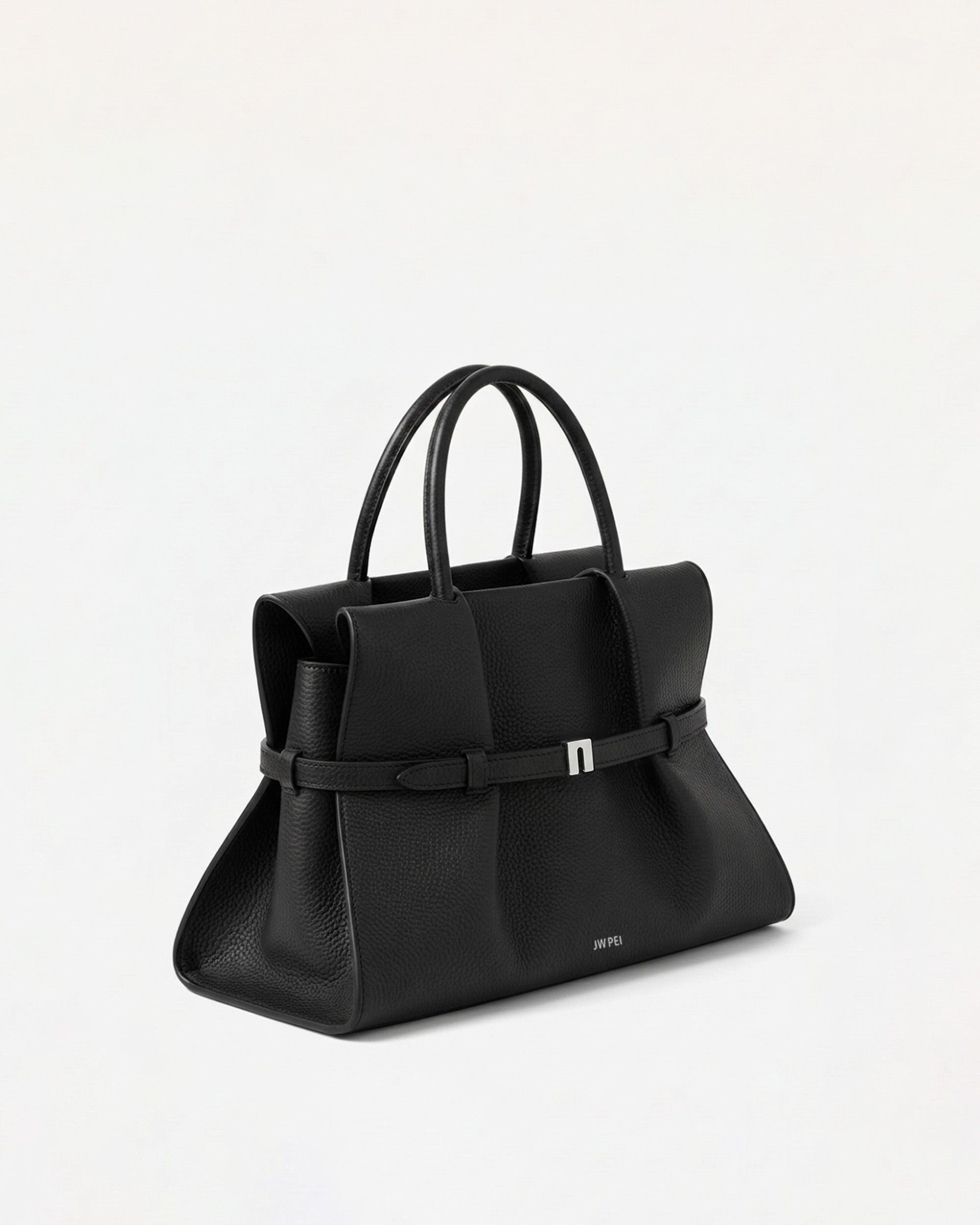Ava Top Handle Bag - Black