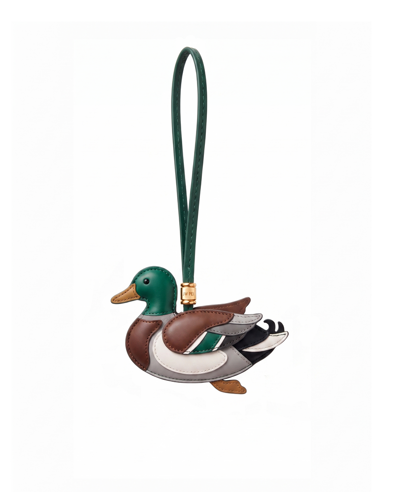 Mallard Duck Bag Charm - Green