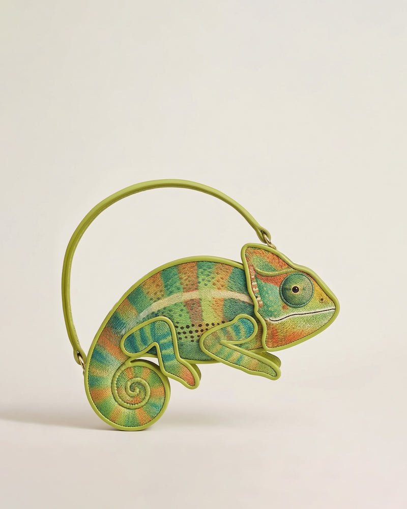 Chameleon Shaped Bag - Green