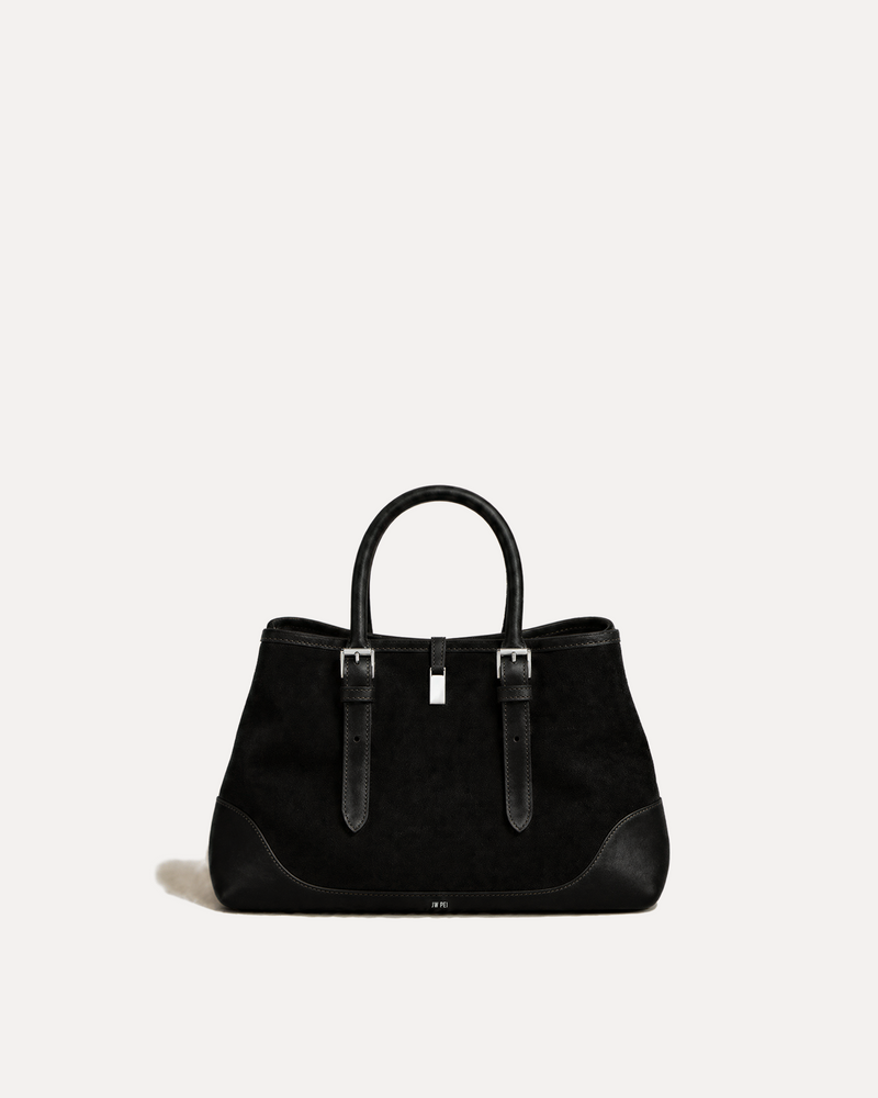 Nova Suede Tote - Black