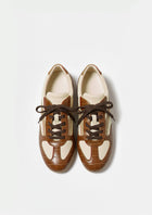Hazel Retro Sneakers – Brown