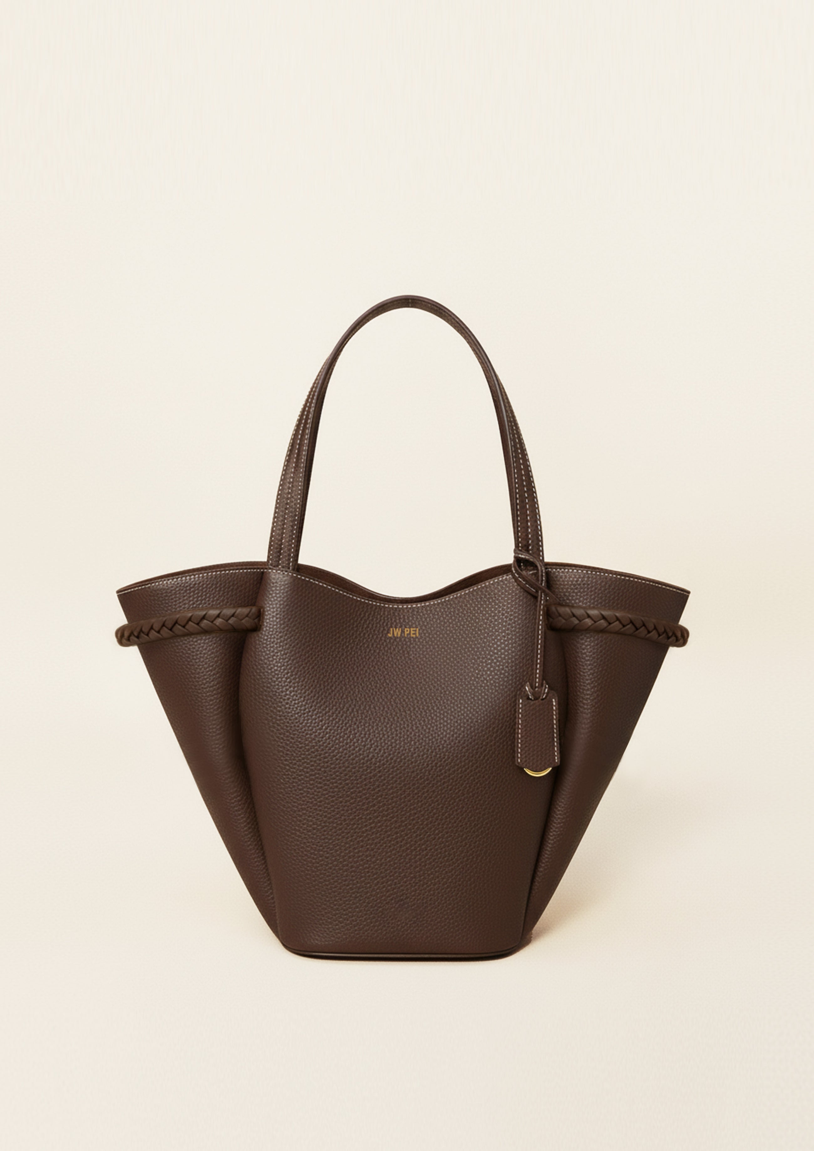Aria Brown Tote Bag - Brown