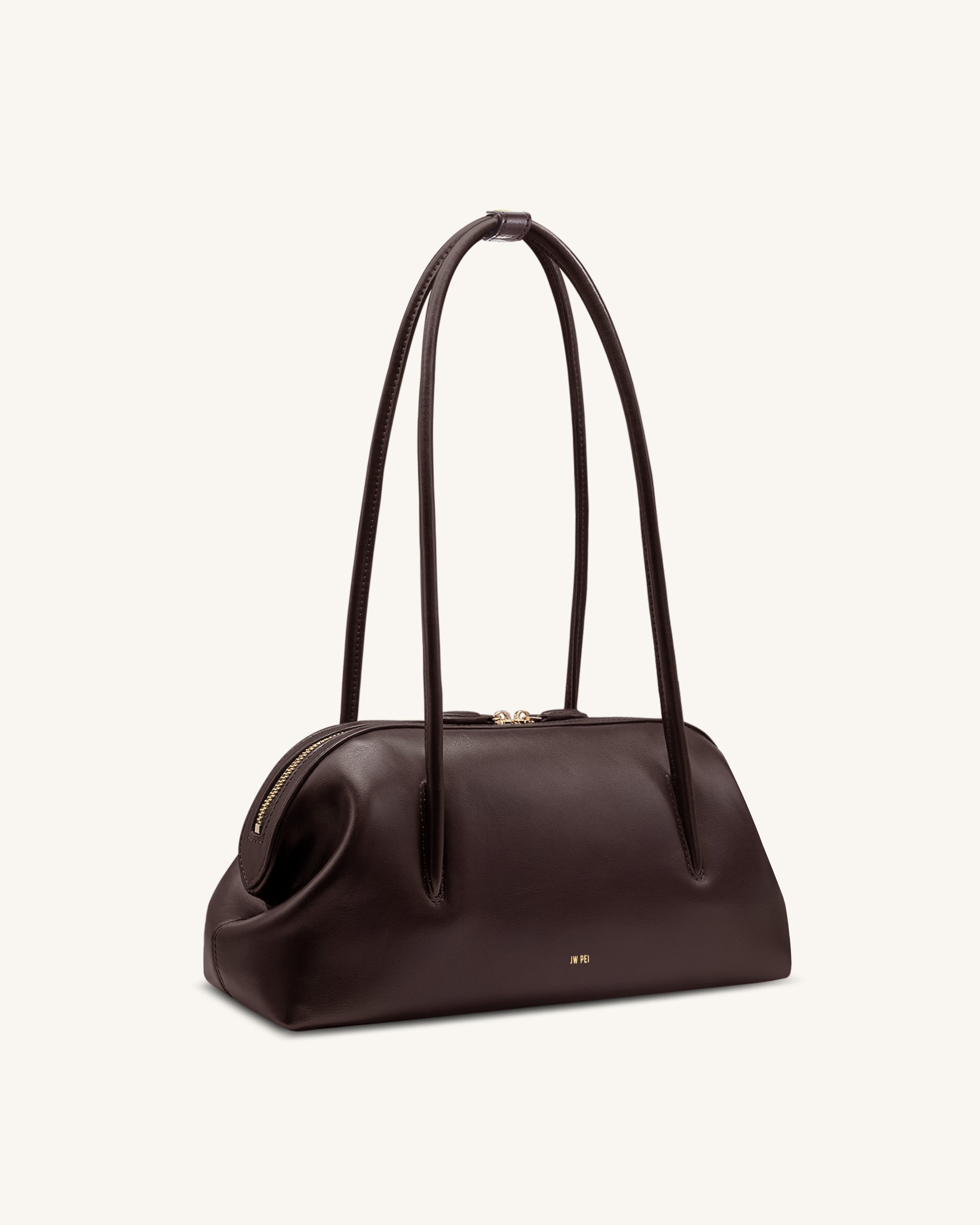 Aveline Shoulder Bag - Dark Brown | JW PEI