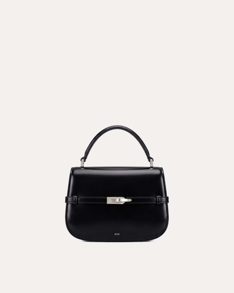 Ava Top Handle Bag - Black