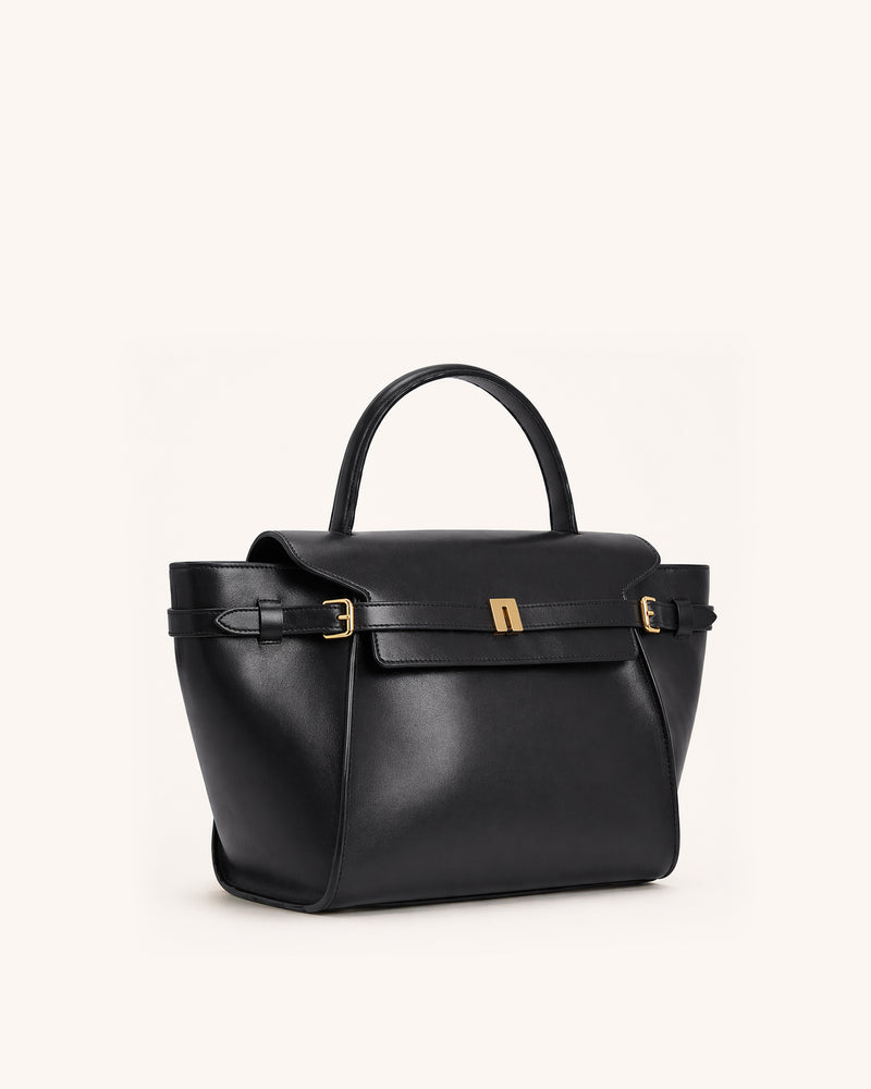 Riley Top Handle Bag - Black