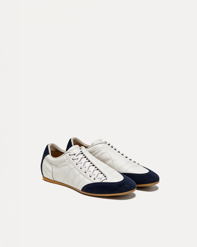 Taylor Panel Sneakers – White