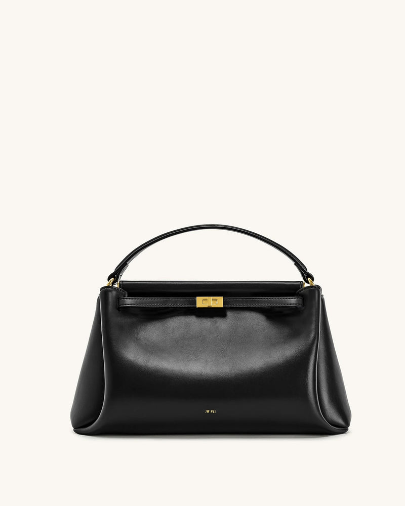 Keyla Medium Top Handle Bag – Black