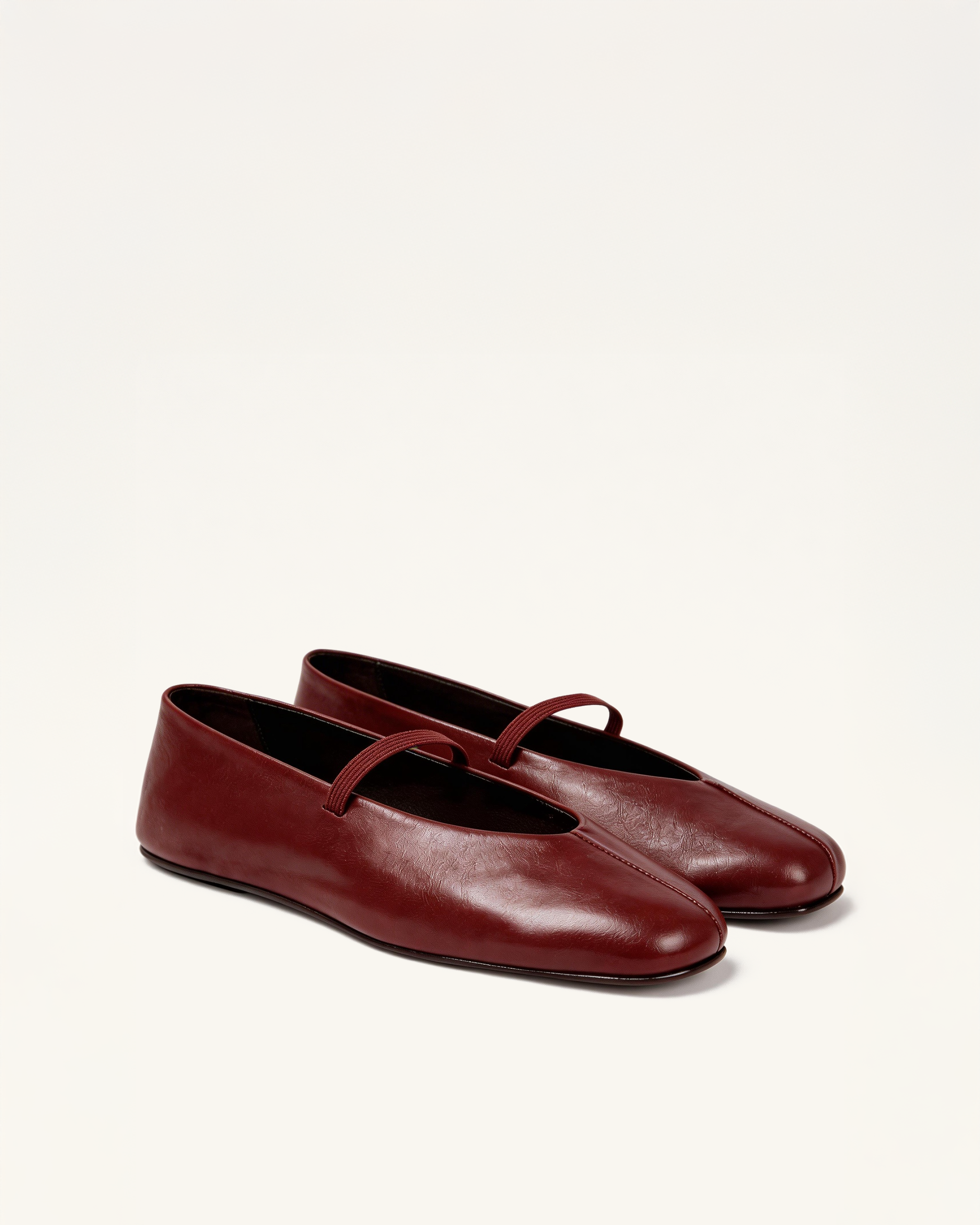 Luna Simple Mary Janes – Burgundy