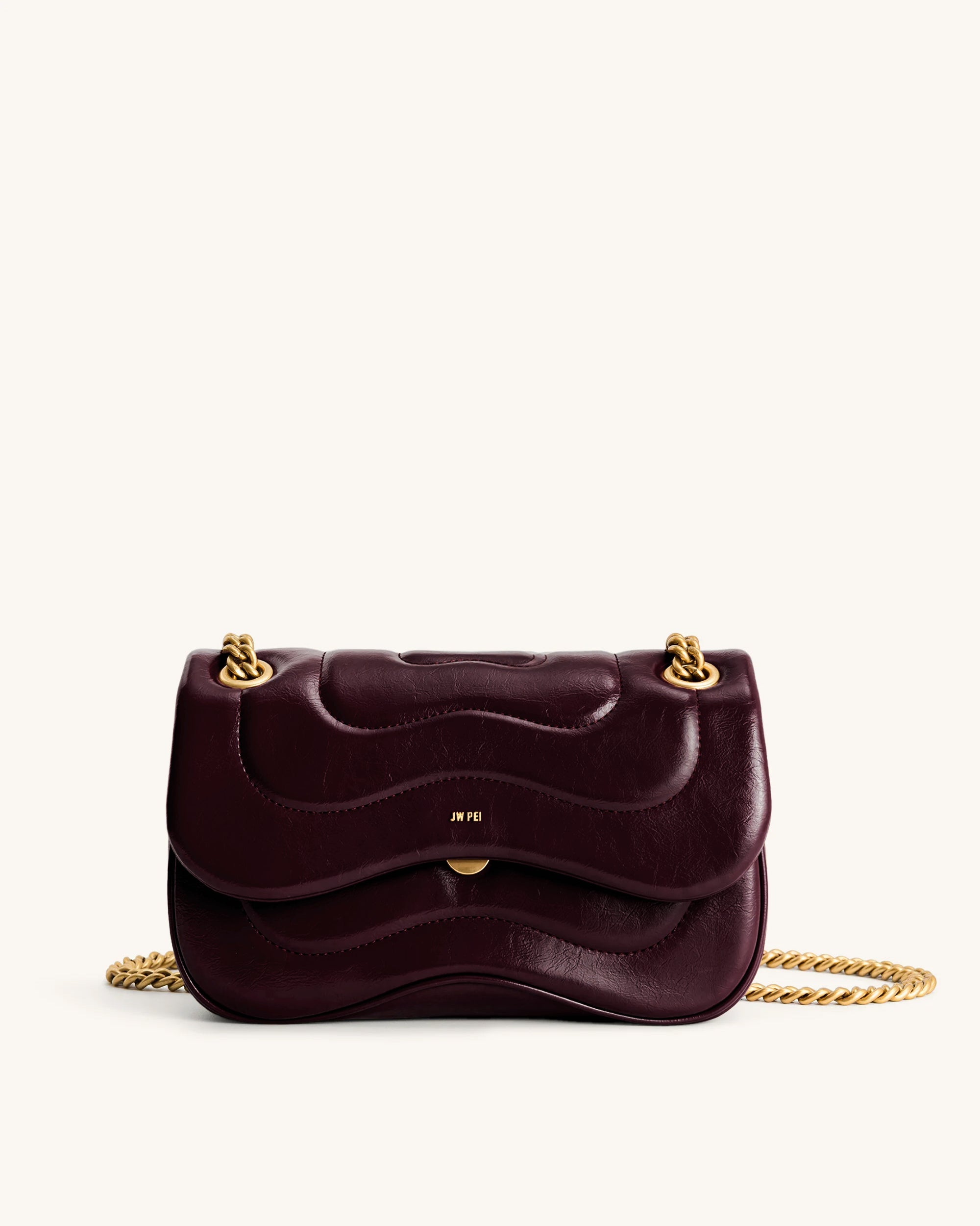 Tina Quilted Chain Crossbody - Andorra Red