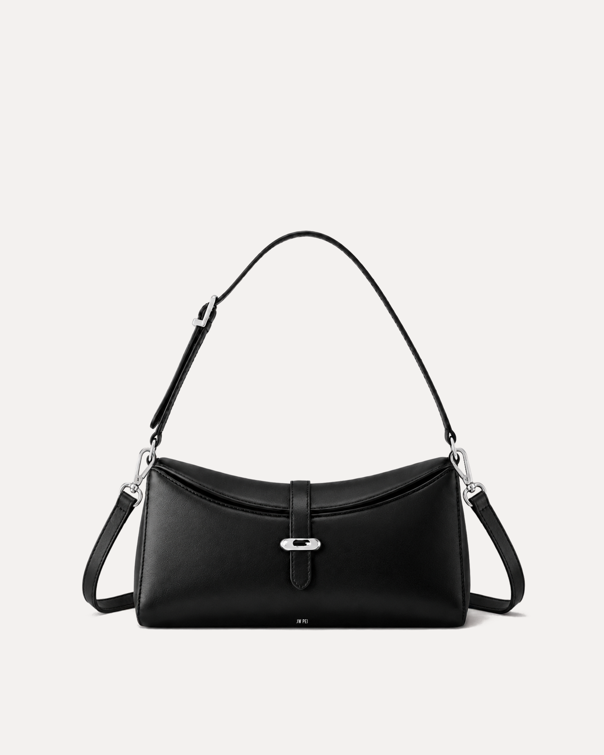 Harper Crescent Hobo Bag - Black