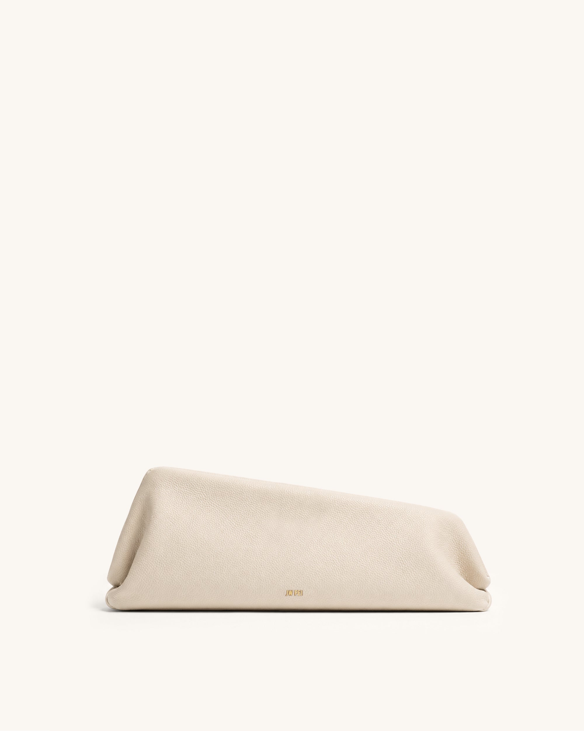 Harlee Minimal Fold Clutch - Ivory