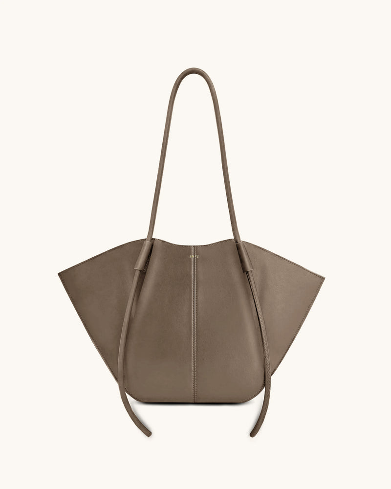 Nala Wide Tote Bag - Taupe