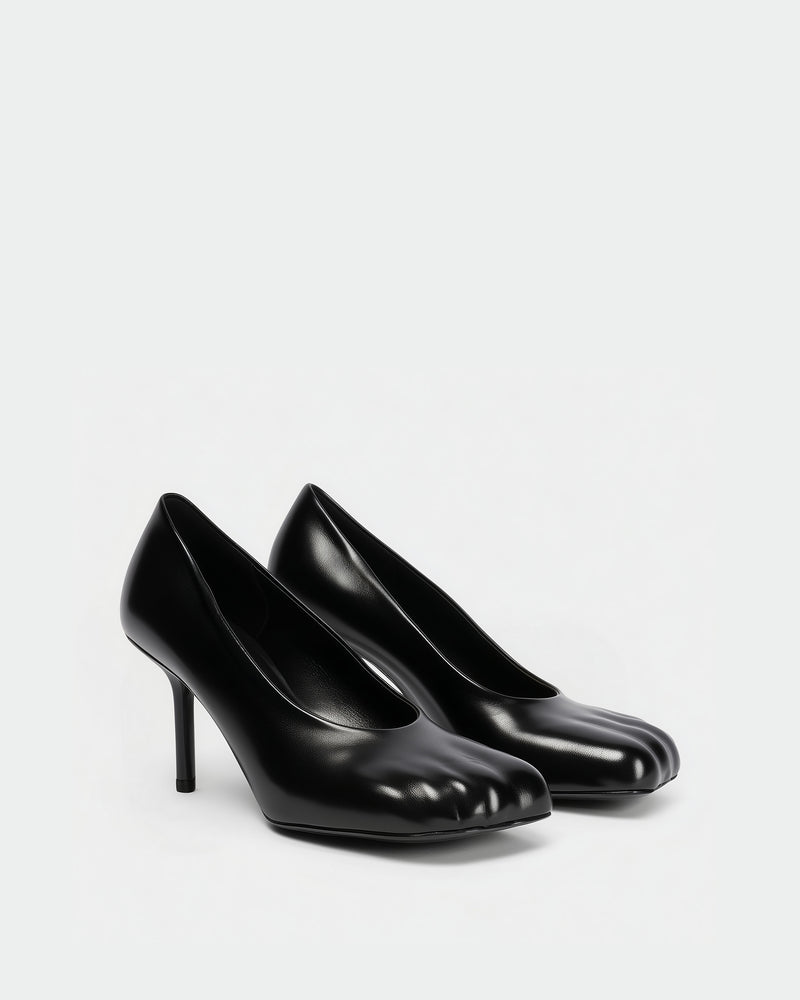Lena Sculpted Pumps – Black