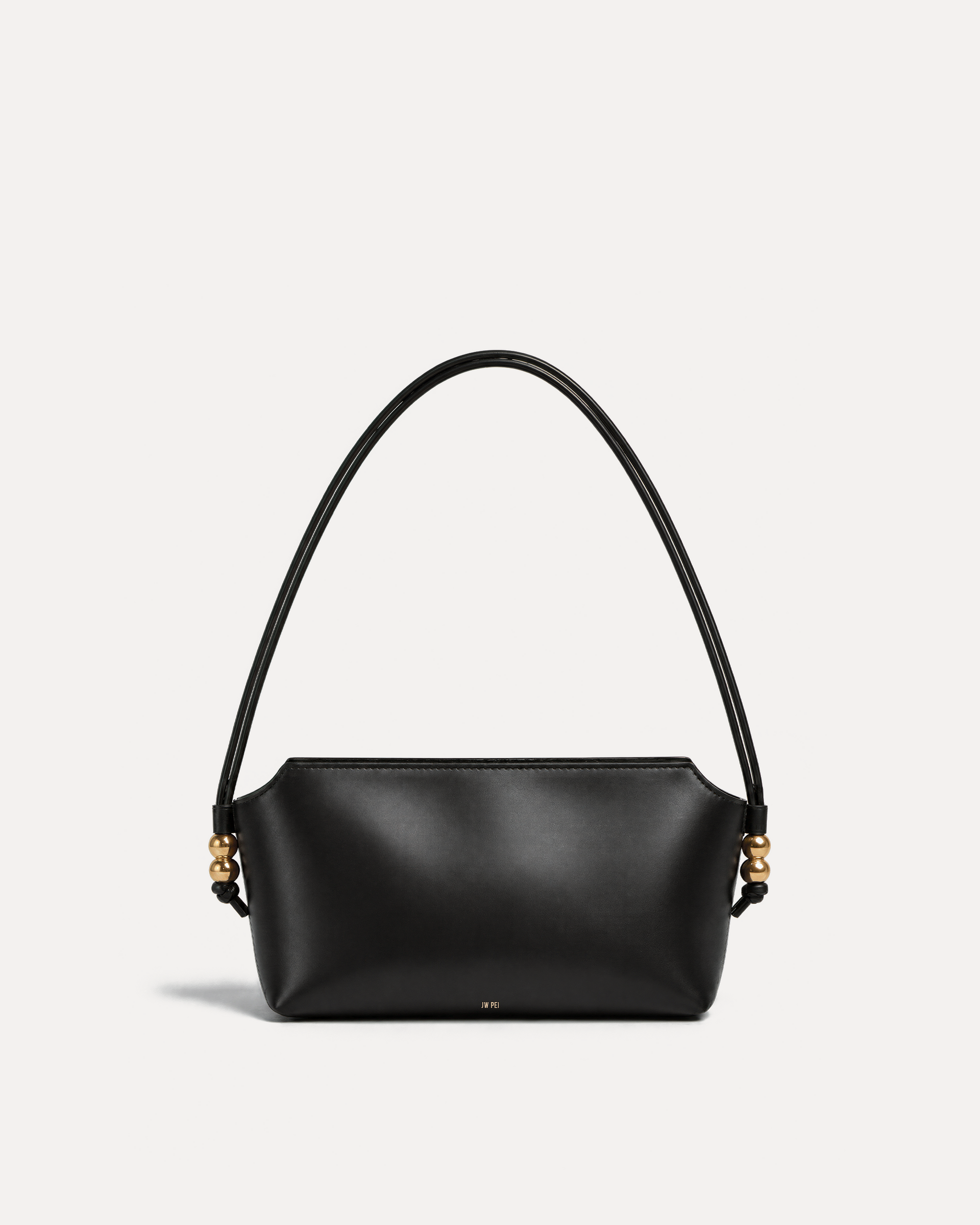 Beaded Strap Shoulder Bag - Black | JW PEI