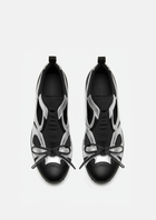 Amelia Cut-Out Sneakers – Black