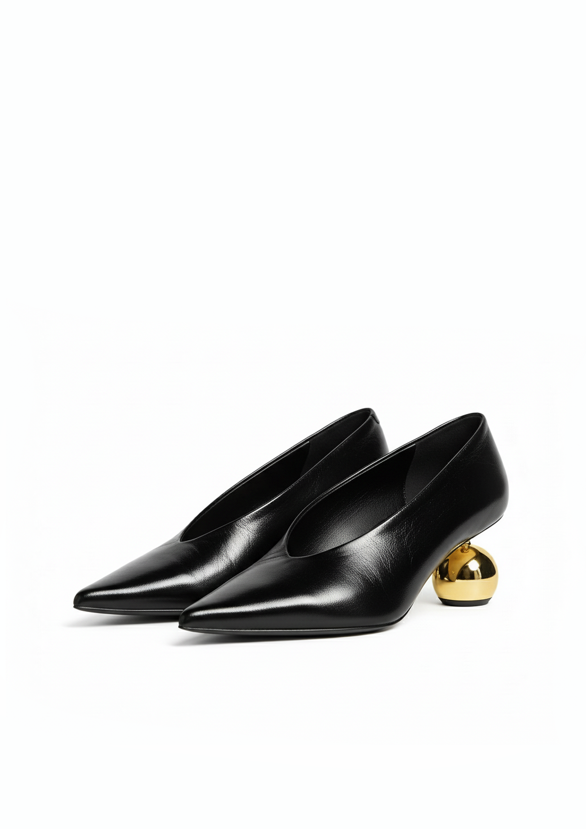 Stella Sphere Heel Pumps – Black