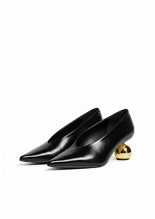 Stella Sphere Heel Pumps – Black