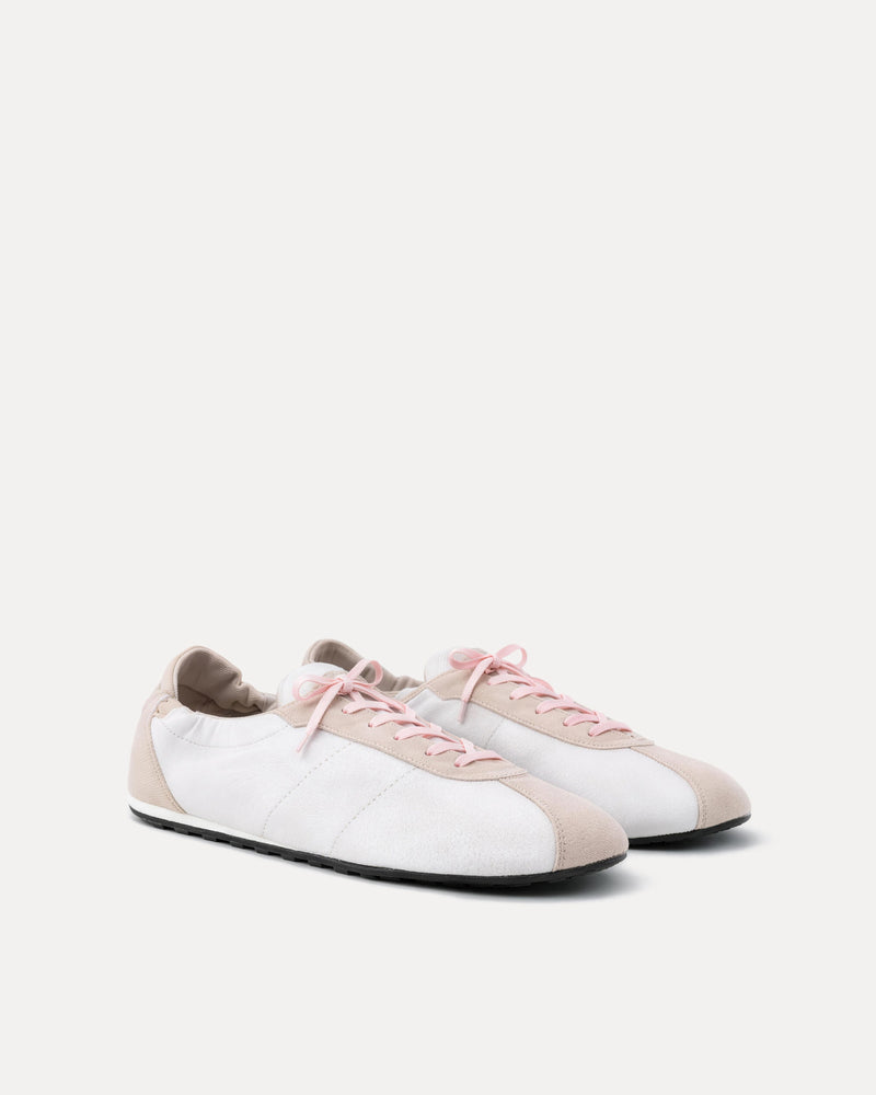 Lily Retro Sneakers – White