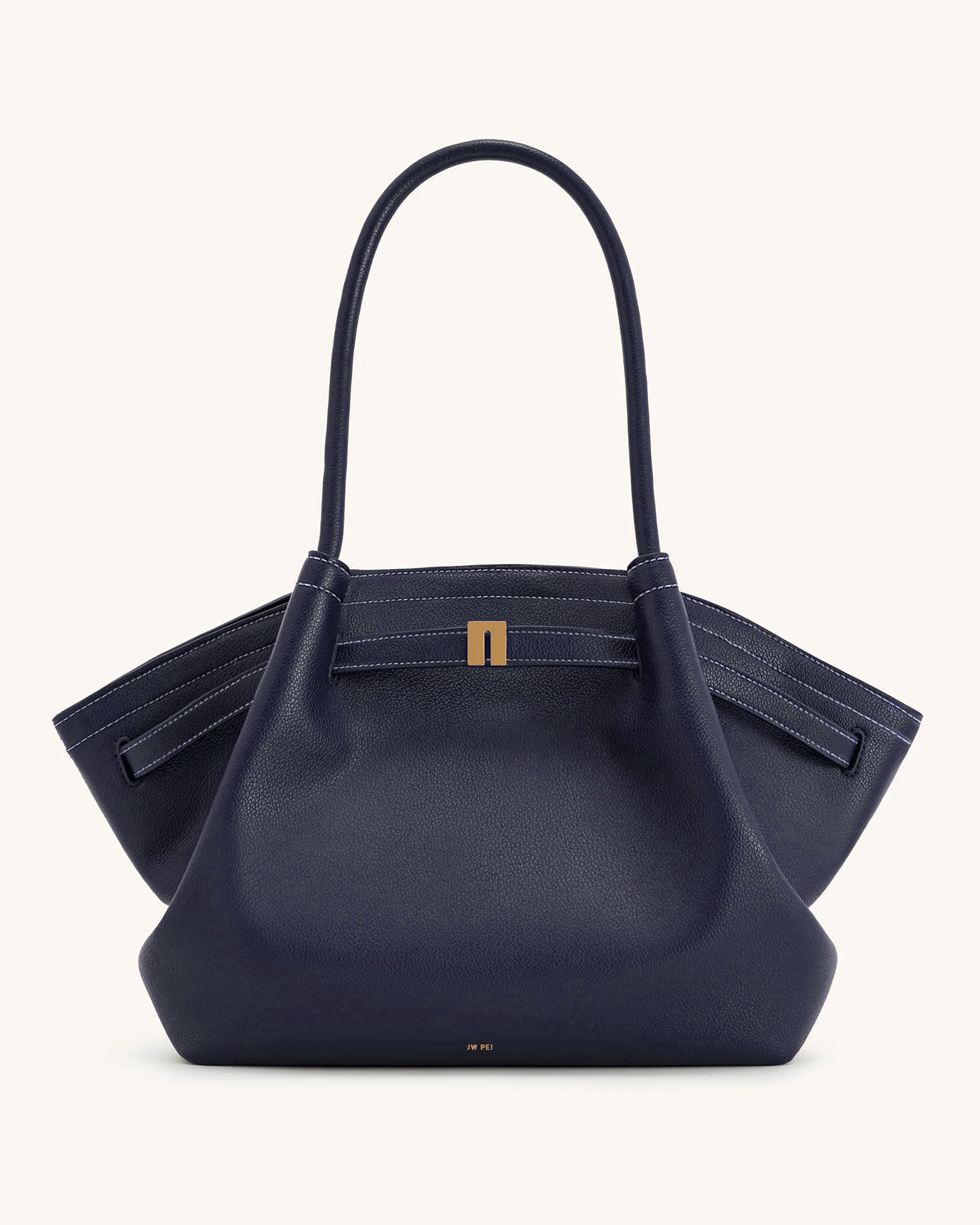 Hana Large Tote Bag - Navy | JW PEI
