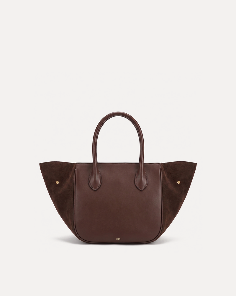 Avery Winged Tote - Brown