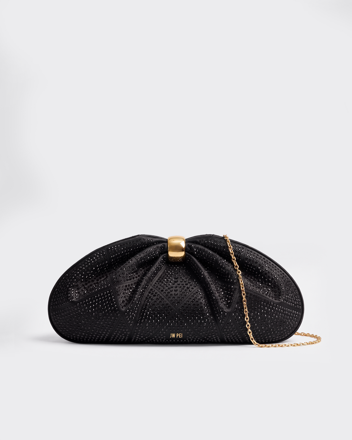 Luna Knot Clutch - Black