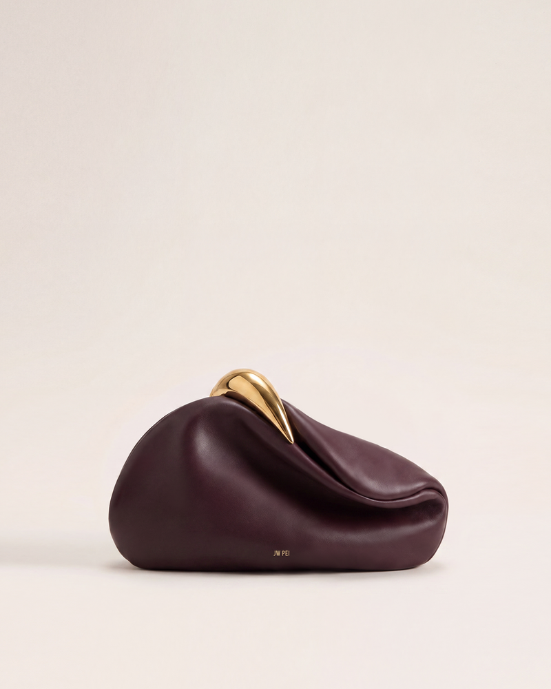Mia Slouch Clutch - Burgundy