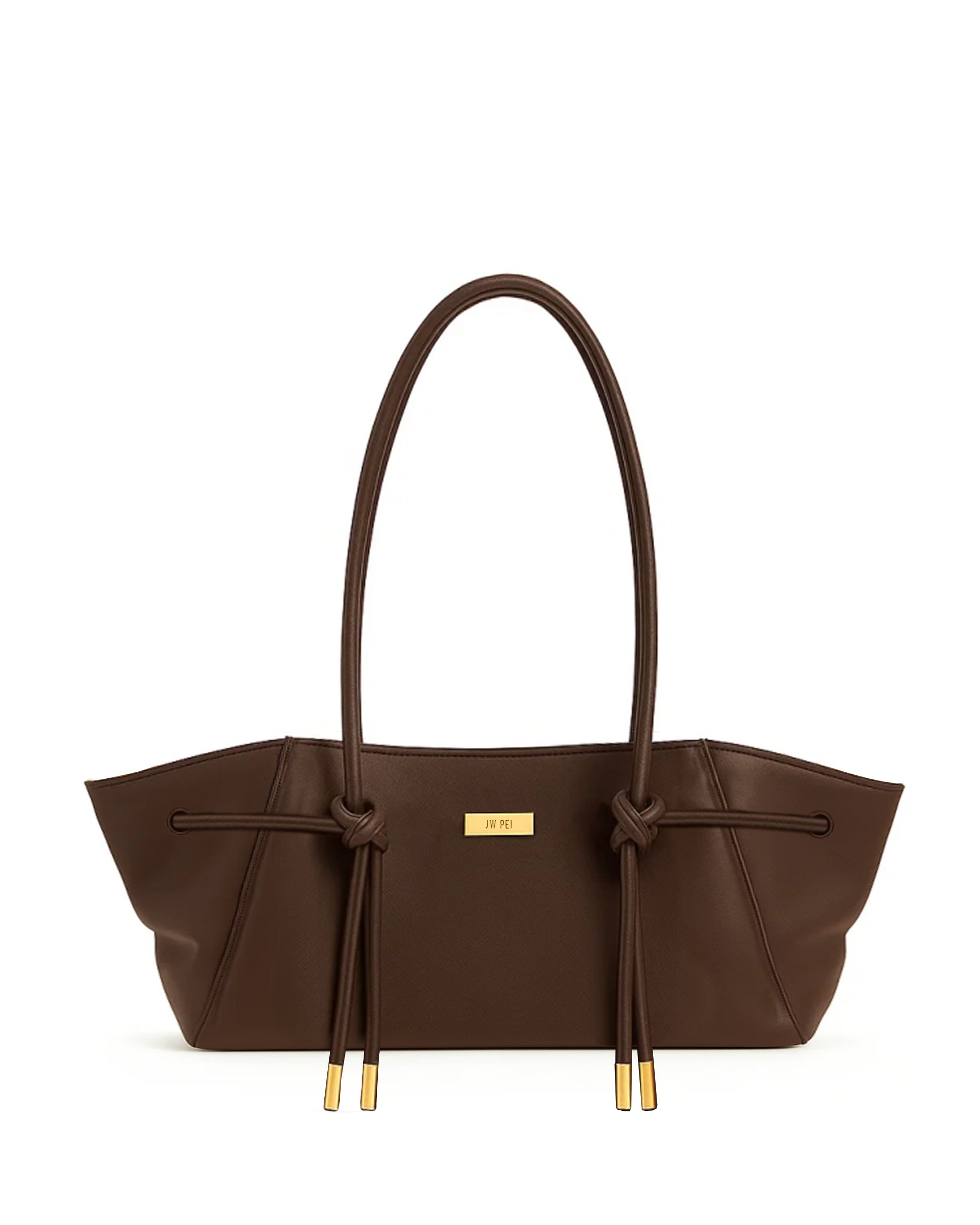 Knotted Tote Bag - Brown