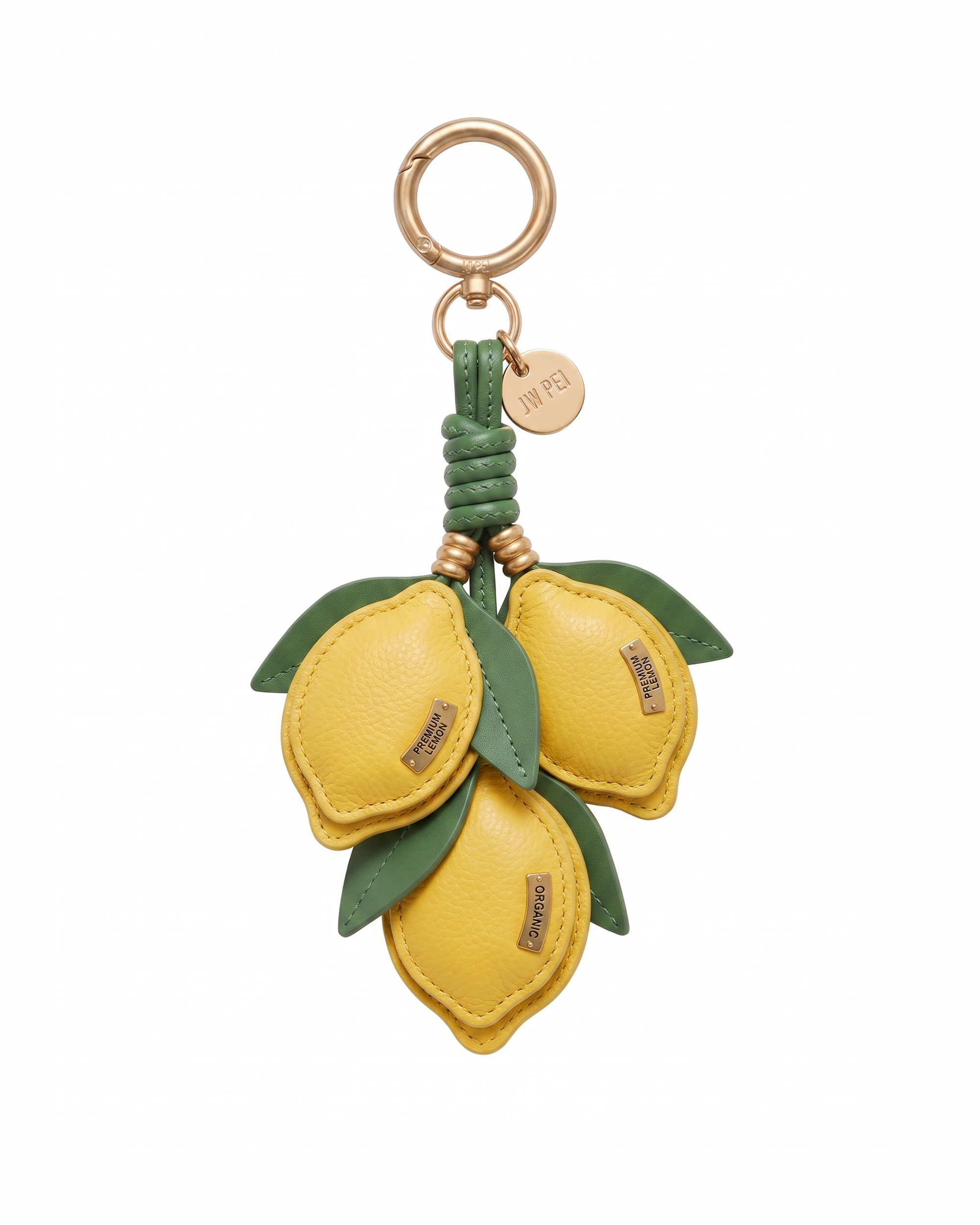 Lemon Cluster Bag Charm - Yellow