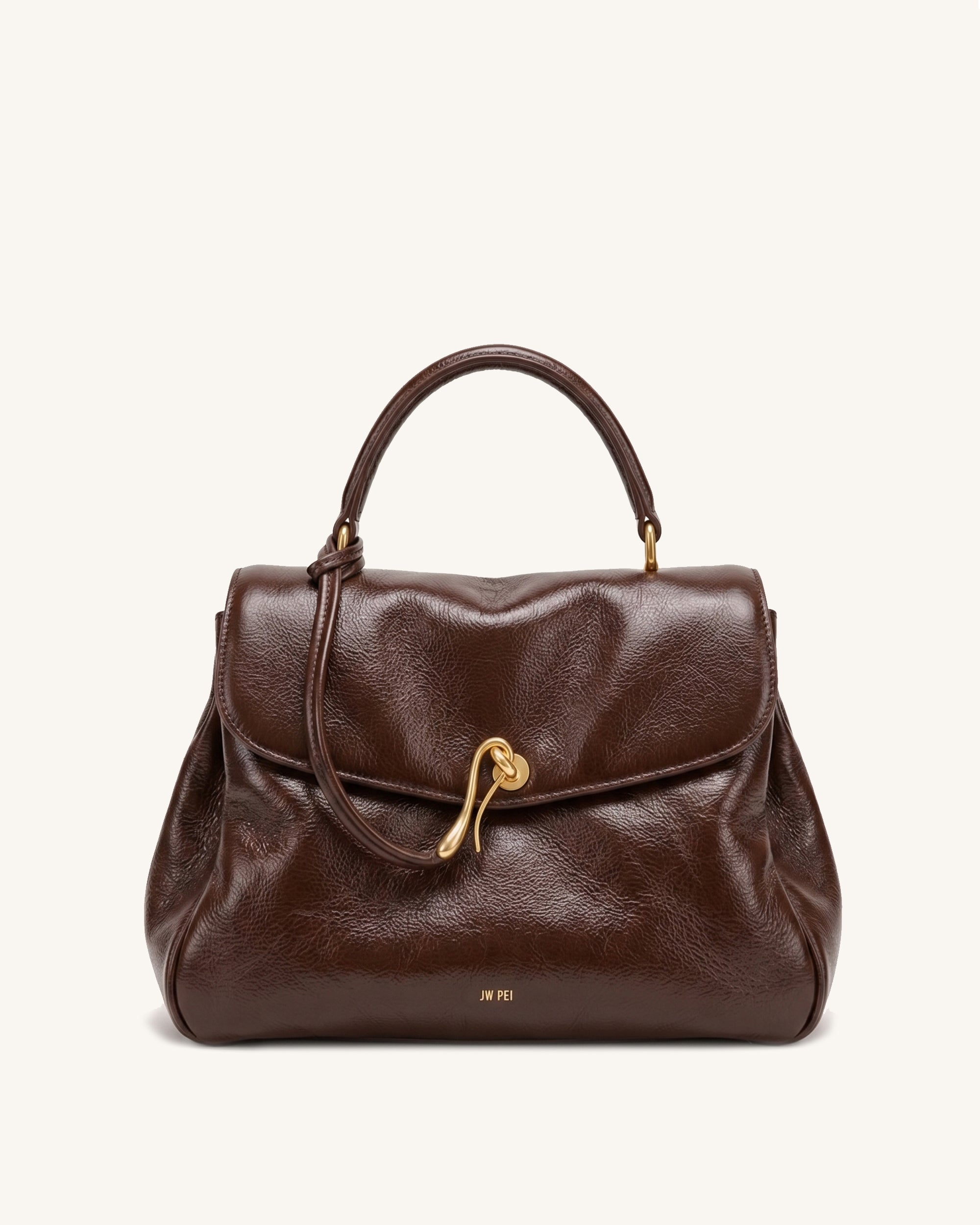Celeste Top Handle Bag - Dark Brown