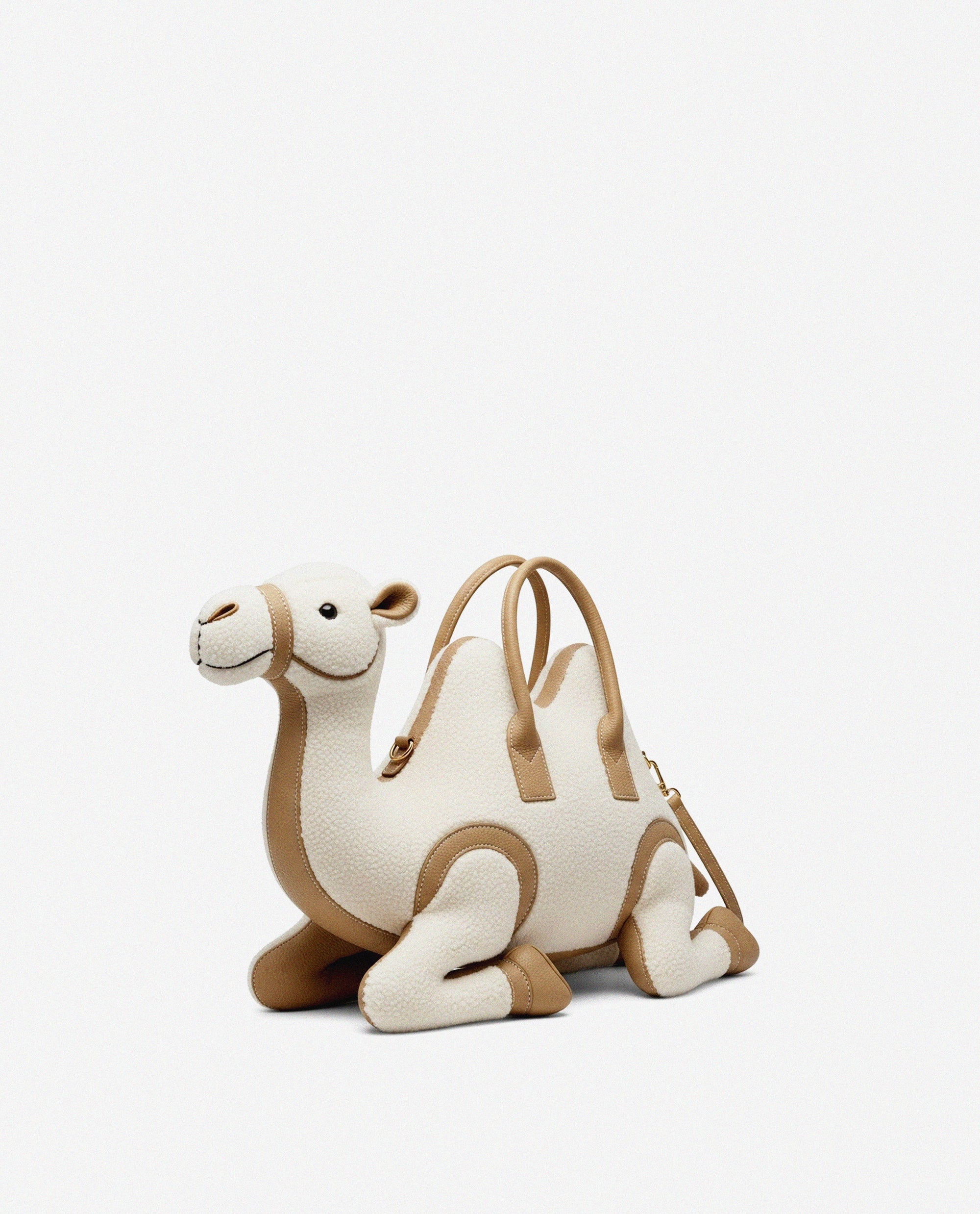 Camel Shaped Bag - Beige