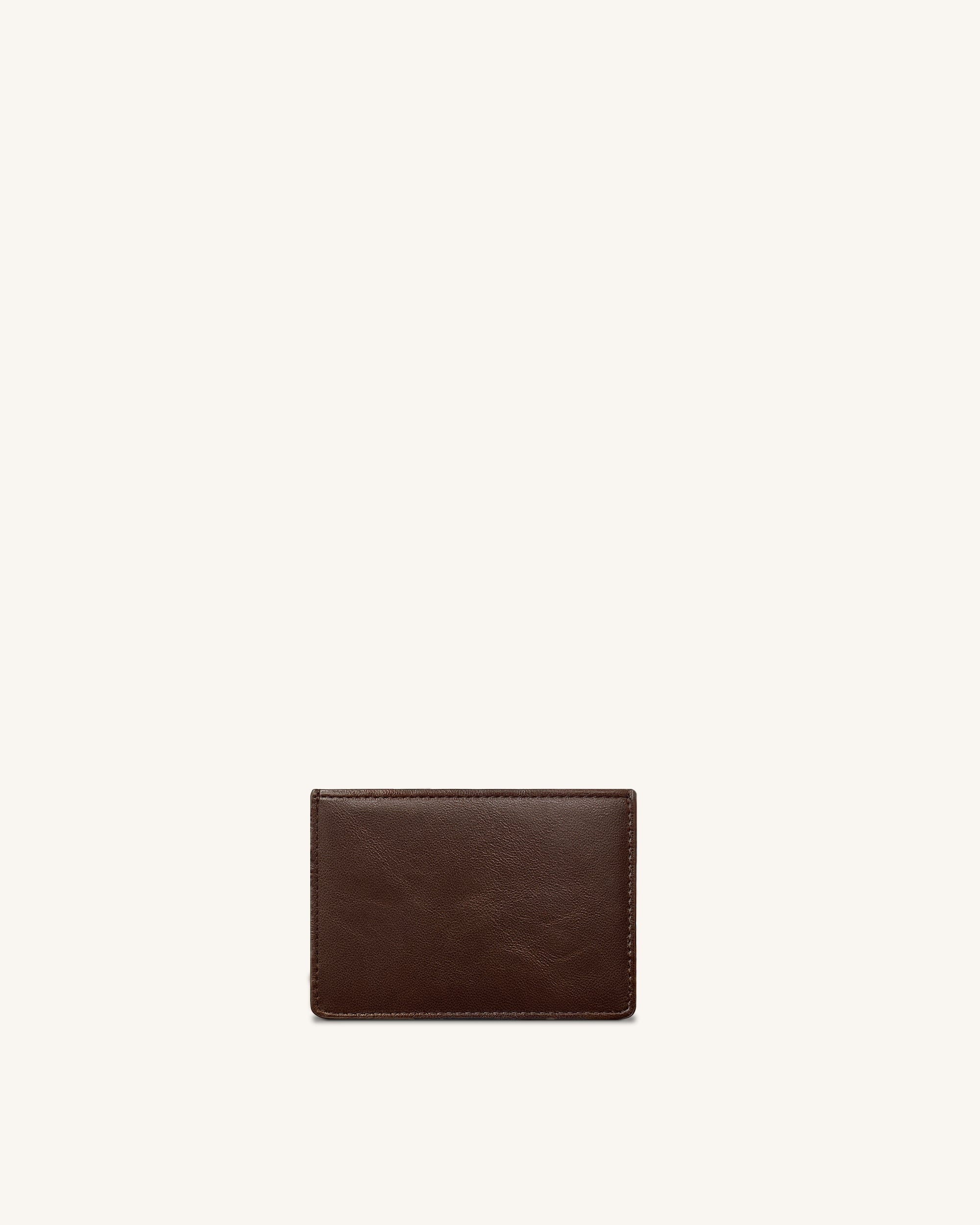 Maeve Dachshund Metal Emblem Card Holder - Chocolate | JW PEI