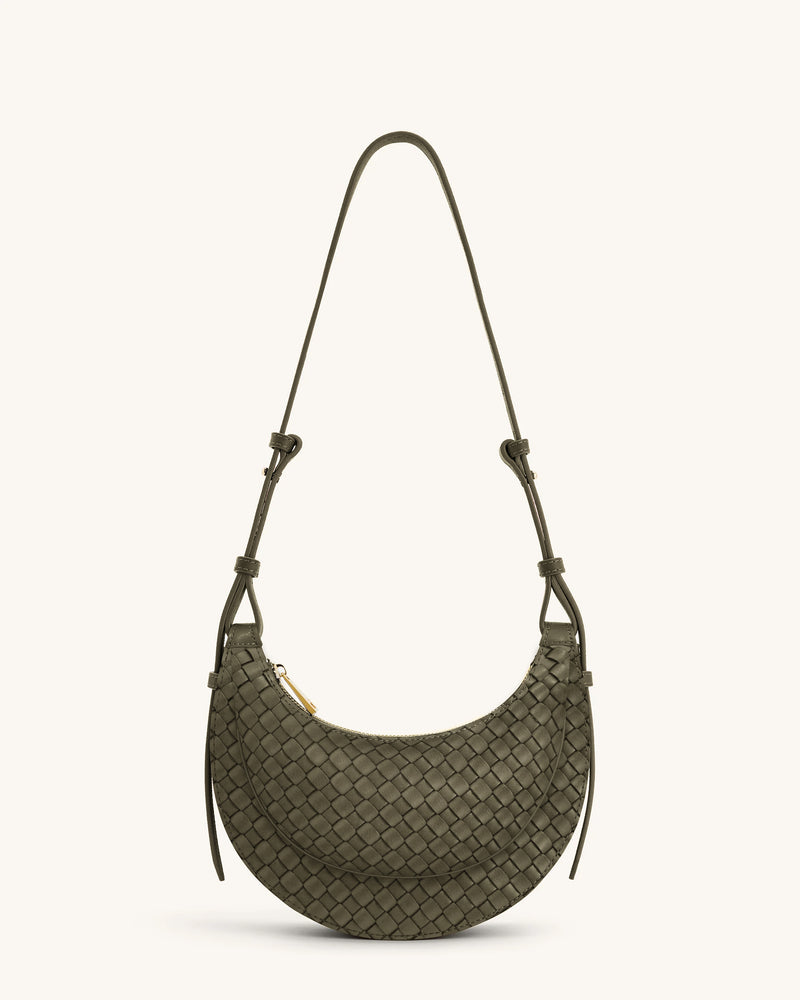Swan Shaped Crossbody Bag - Black