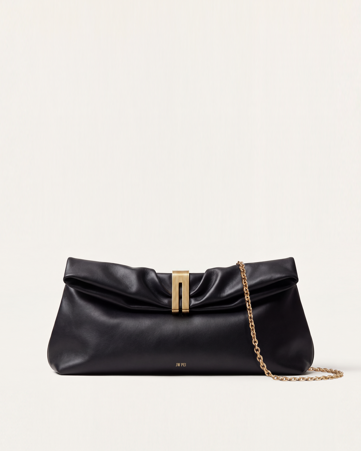 Hana Chain Clutch - Black