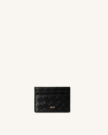 Woven Texture Card Holder - Black
