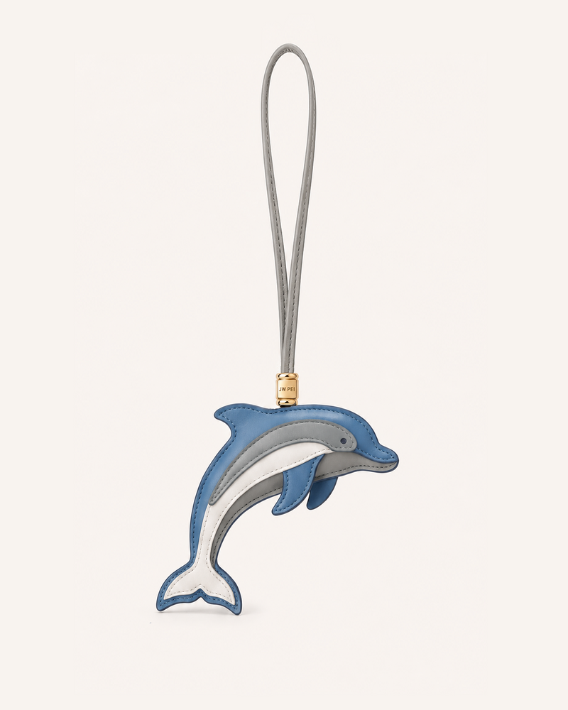 Dolphin Bag Charm - Sky Blue